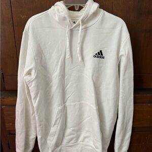 Adidas women’s hoodie- white Medium